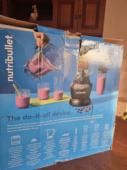 NUTRIBULLET Blender Combo NBF500DG liquidificador 1200W