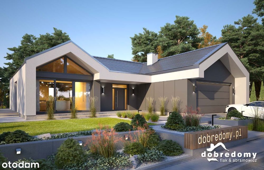 Nowoczesny dom 4 pokoje z garażem i dużą działką