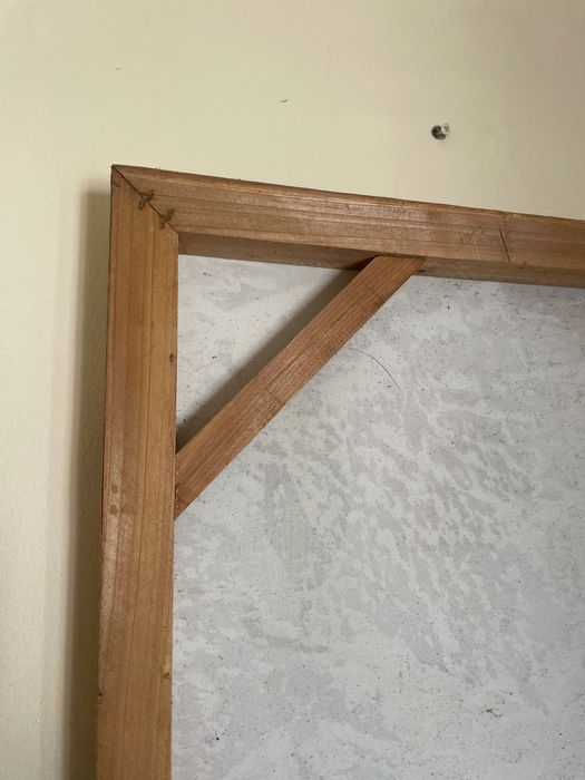 Quadro pintado com desenho frutas