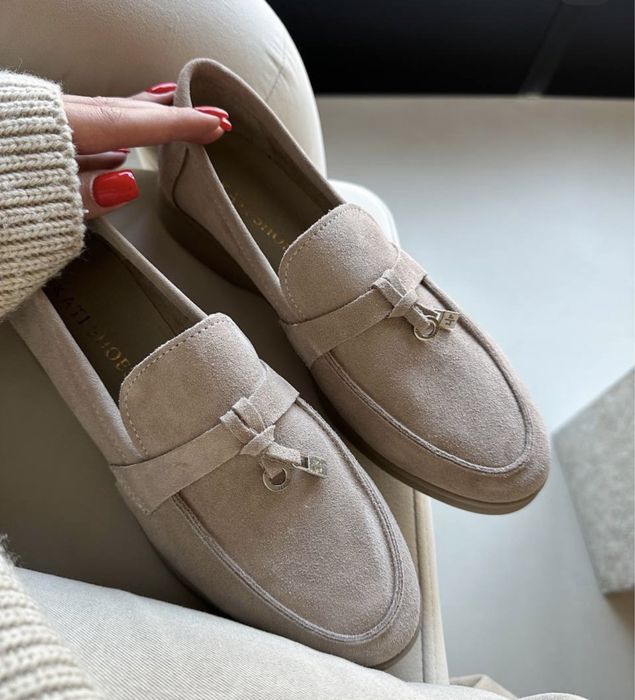 Лофери жіночі з натуральної замші Foot 2025 розмір 36-41