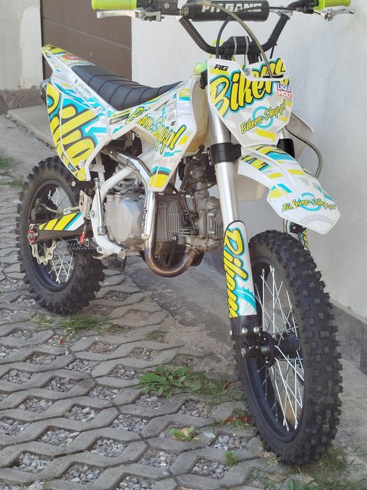 Pitbike Kayo 140 • Chłodnica oleju • 86 mth • Gaźnik Nibbi • Duże koła