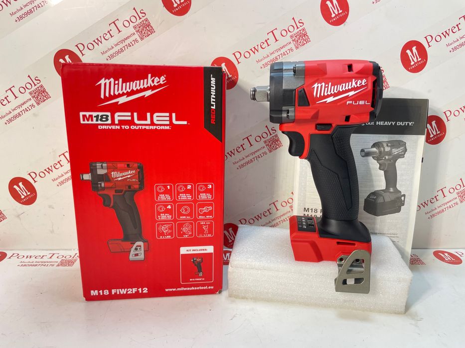 Milwaukee M18 FIW2F12(340Нм)/гайковерт безщітковий мілвоке 18в