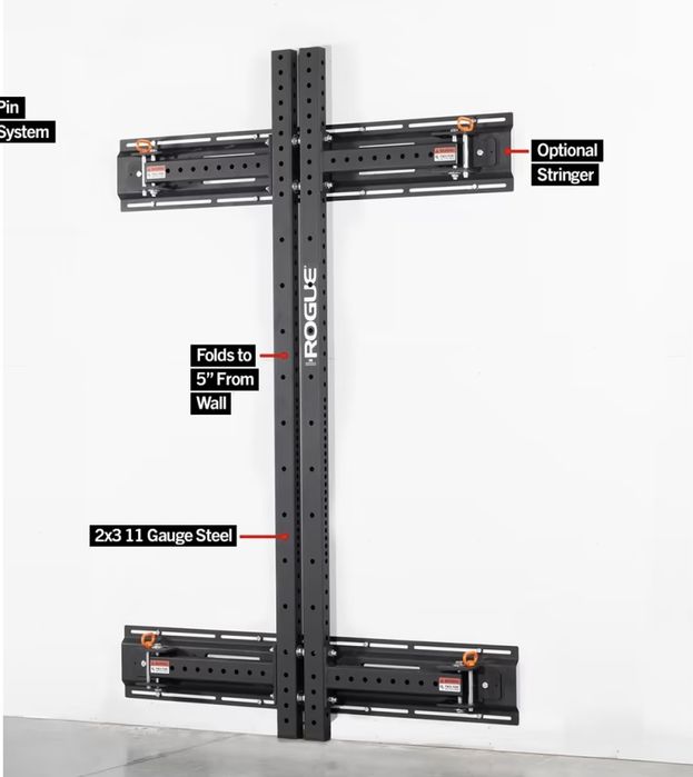 Power Rack Dobrável Rogue Fitness RML-3W (Monster Lite)