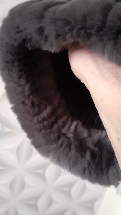 Czapka z naturalnego lisa