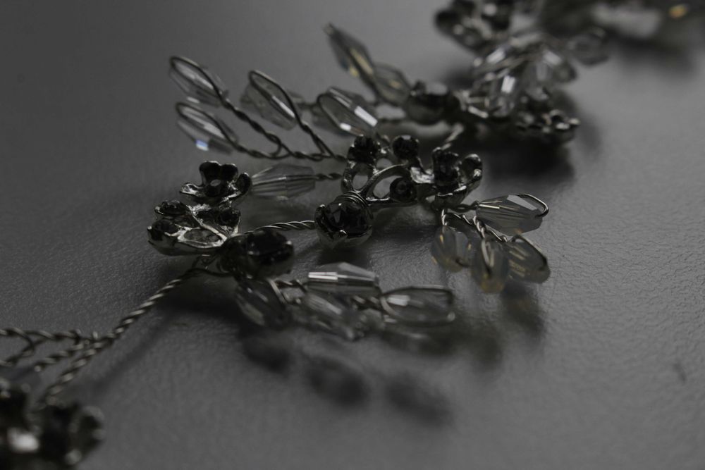 Wianek ślubny srebrny