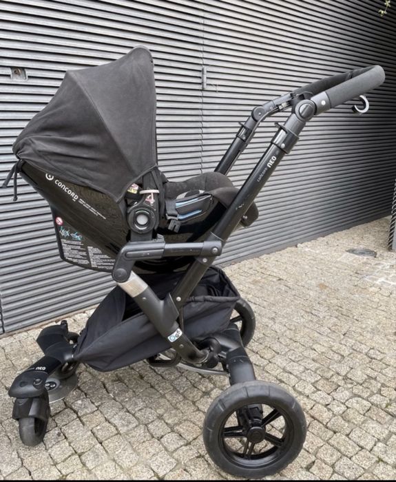 Duo carrinho + babycoque Concord preto