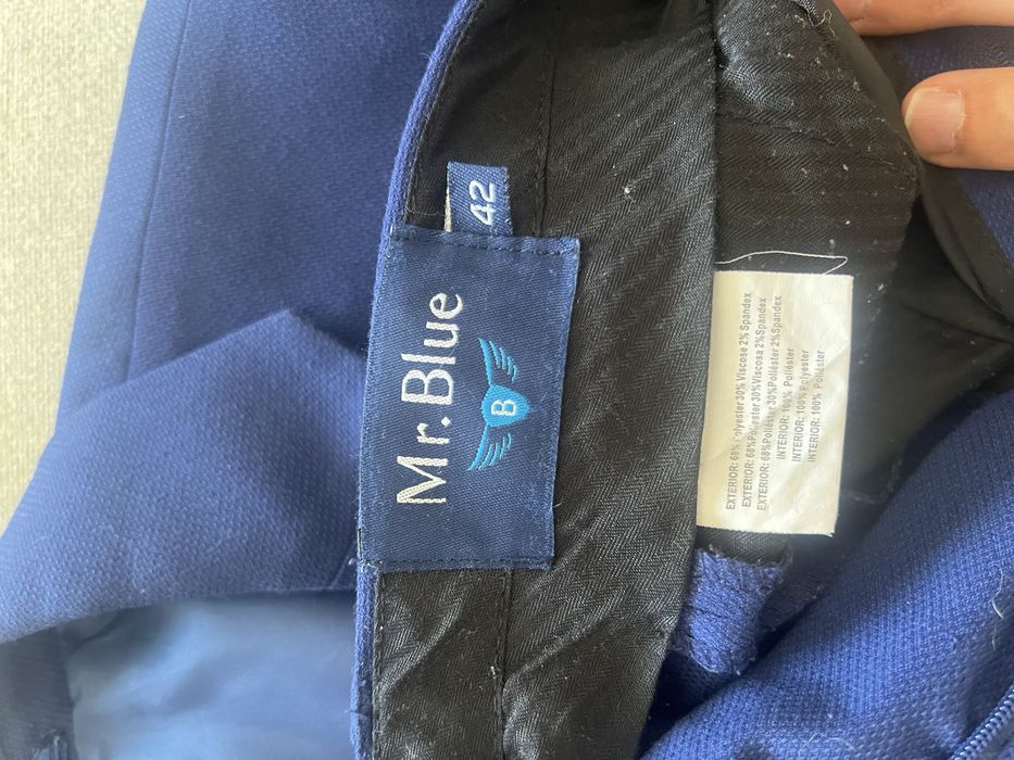 Fato Homem Mr. Blue Azul – Casaco 48 + Calças 42