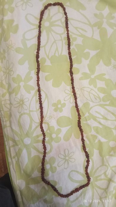 Бусы из необработанного янтаря натуральные