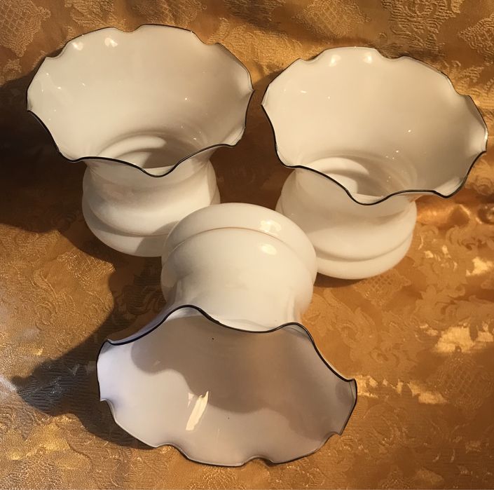 Плафоны для люстры ГДР, винтаж, ретро, цветок, отл.сост. 3 шт. цена/шт