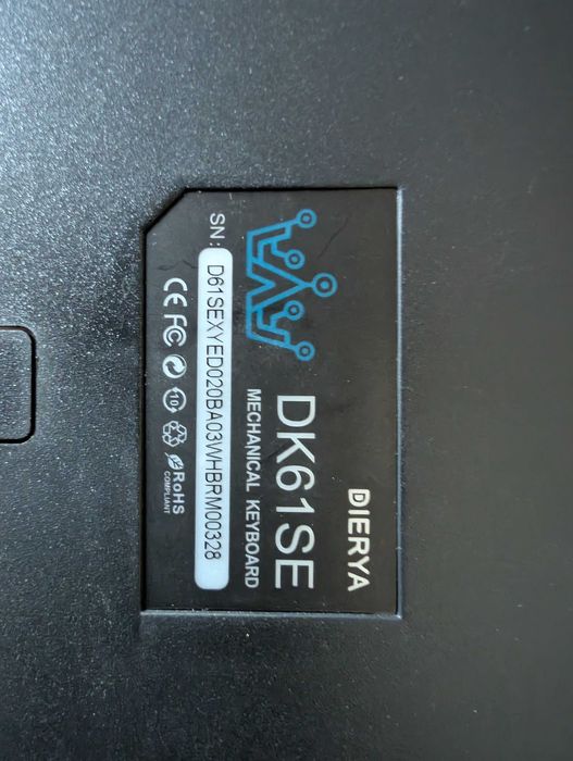 Vendo teclado Dierya 60% com teclado pt-pt usado