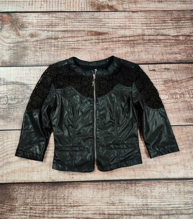 Vintage kurtka ramoneska Elisabetta Franchi r. S EKO