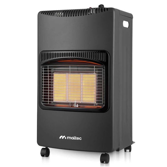 Газовий обігрівач MalTec GAS-5000WT 4,2 кВт керамічний з редуктором і шлангом, складаний газовый обогреватель газовая печь