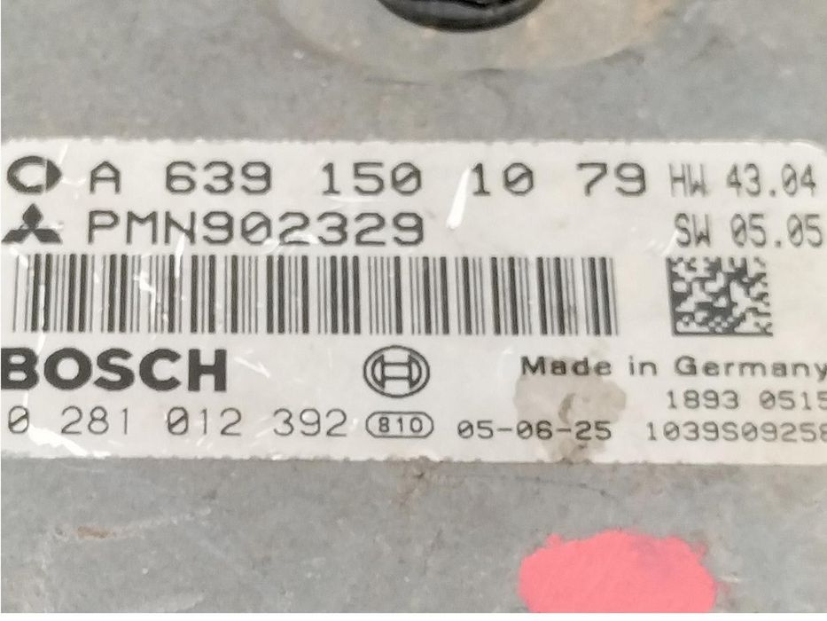 CENTRALINA MOTOR UCE MITSUBISHI COLT VI 2006 -A6391501079