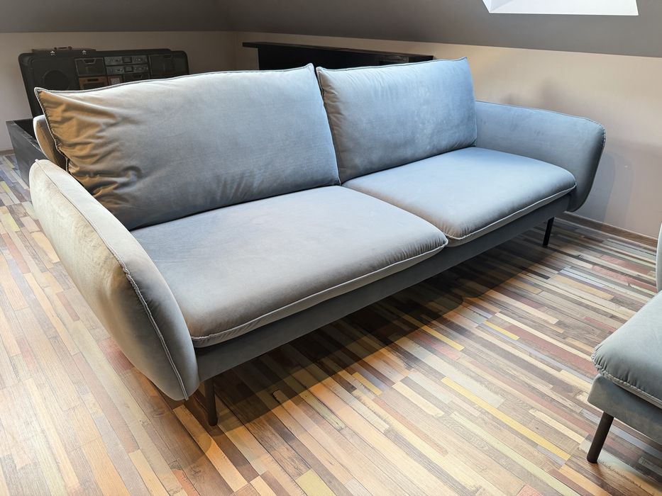 Sofa + fotel jak nowa praktycznie nie używana