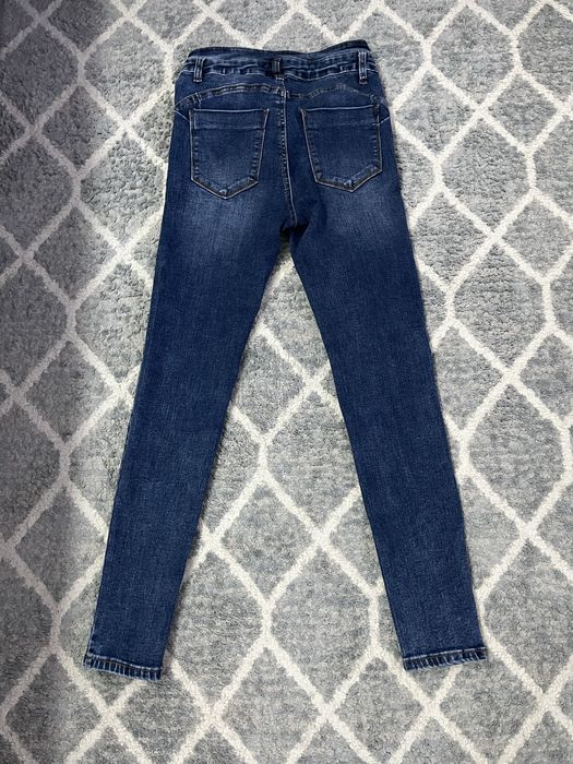 Jeansy z wysokim stanem denim life