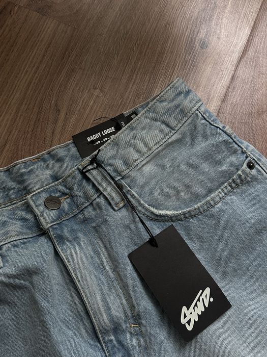 Bershka baggy jorts | широкі джинсові шорти бершка