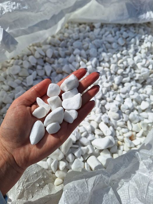 Otoczak grecki śnieżnobiały Thassos lub grys naturalny TONA z dostawą