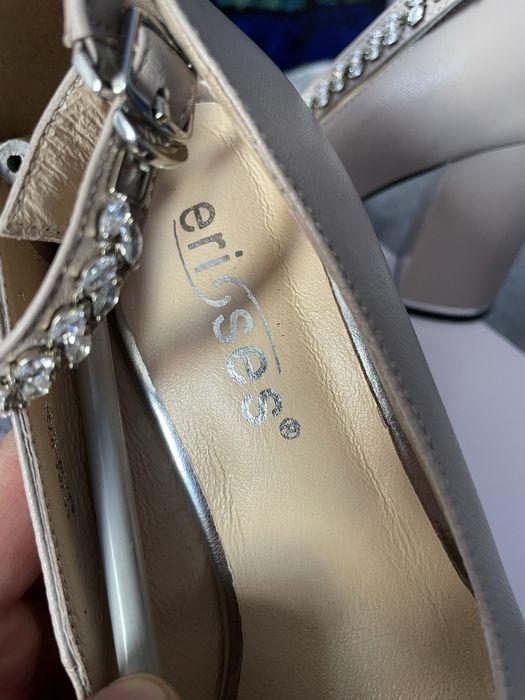 Туфлі жіночі Erisses бежеві натуральна шкіра 950-22DT 33