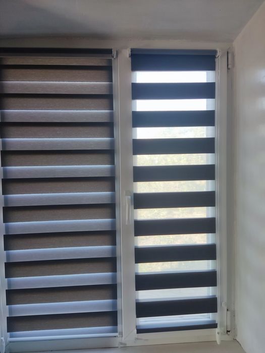 Тканеві ролети-рулонні + день ніч ролети в наявності під замовлення!