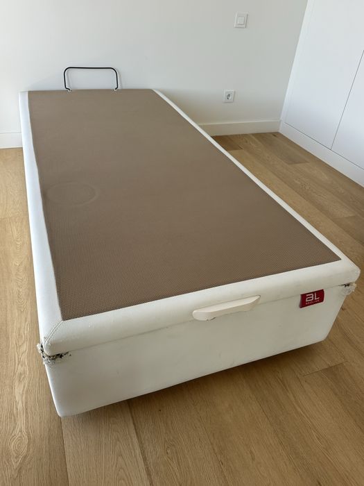Sommier com arrumação Bedline 0.9x2m