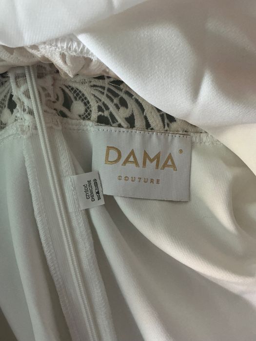 Unikalna suknia ślubna Dama Couture – model Safona, styl boho/rustykalny