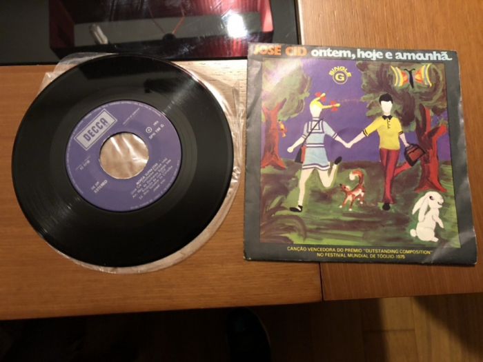 José Cid - ontem, hoje e amanhã. Vinil 45 rpm