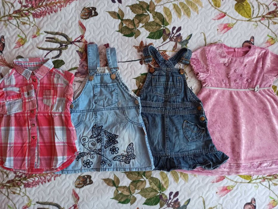 Paka ubranek 86 dla dziewczynki