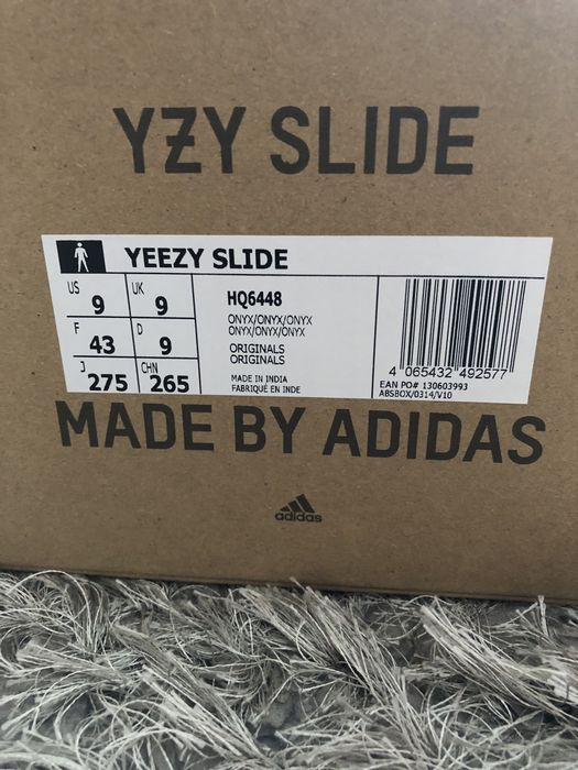 (43) Adidas Yeezy Slide Onyx