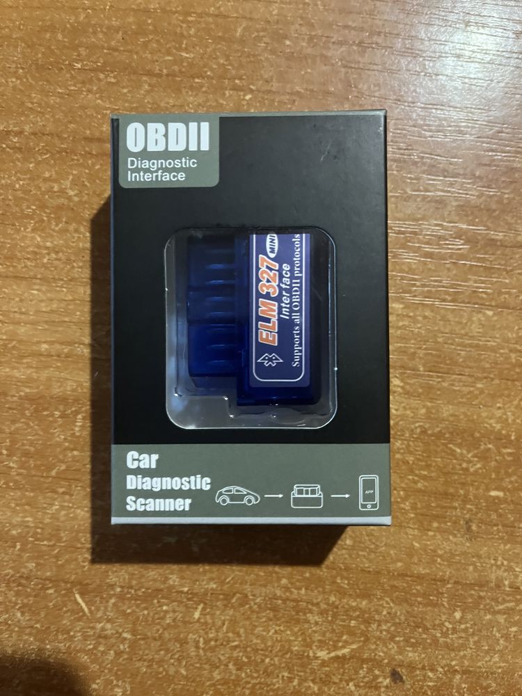 Автосканер OBD 2, OBD II, obd сканер помилок автосканер v 1.5, ELM 327: ...