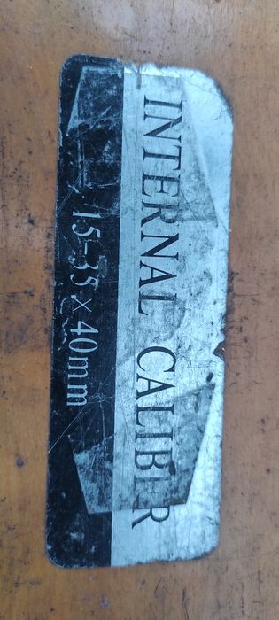 Medidor interno em bom estado