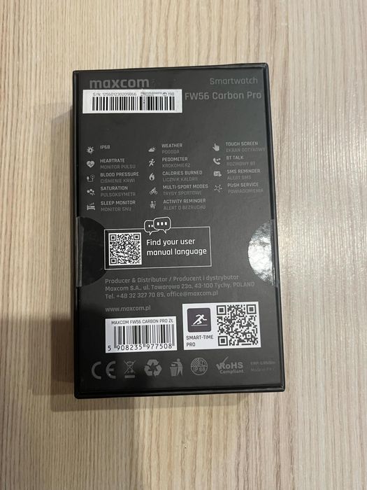 Smartwatch Maxcom Carbon Pro