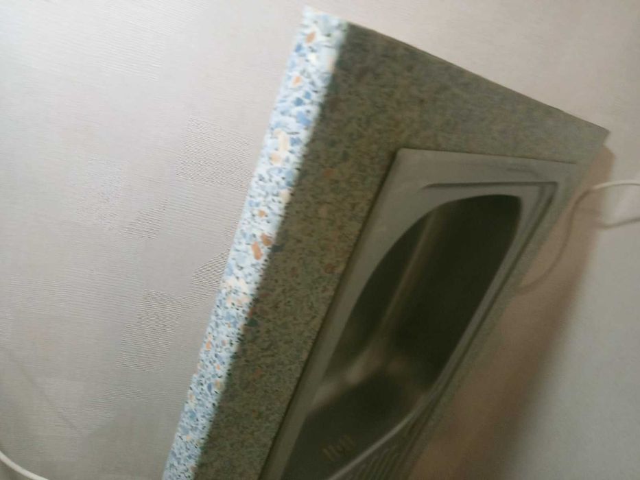 Мойка 76/44 см. + столешница