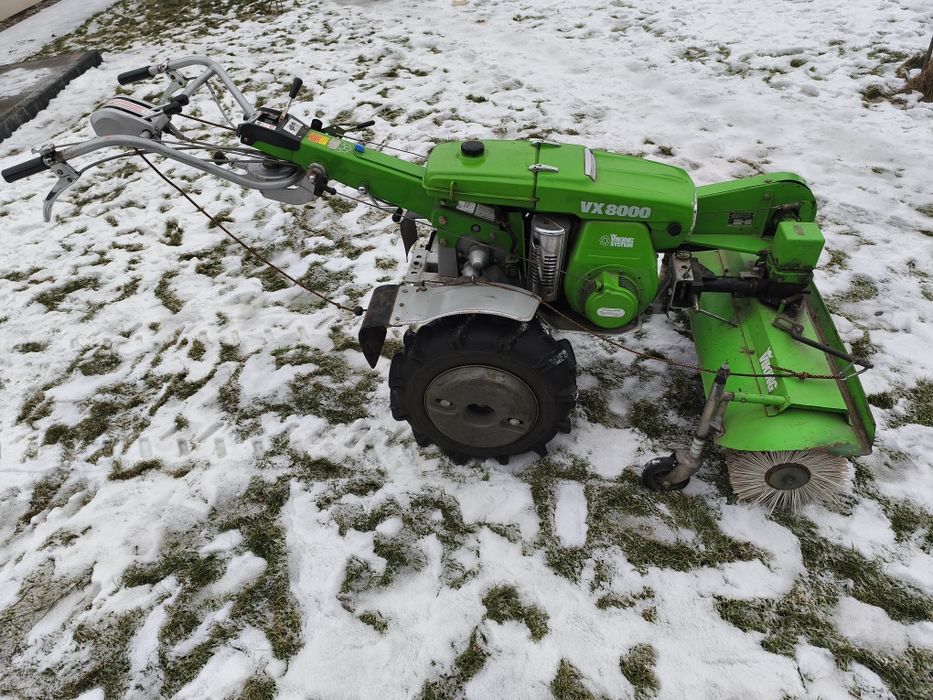 viking vx8000 traktorek ciągnik jednoosiowy  zamiatarka
