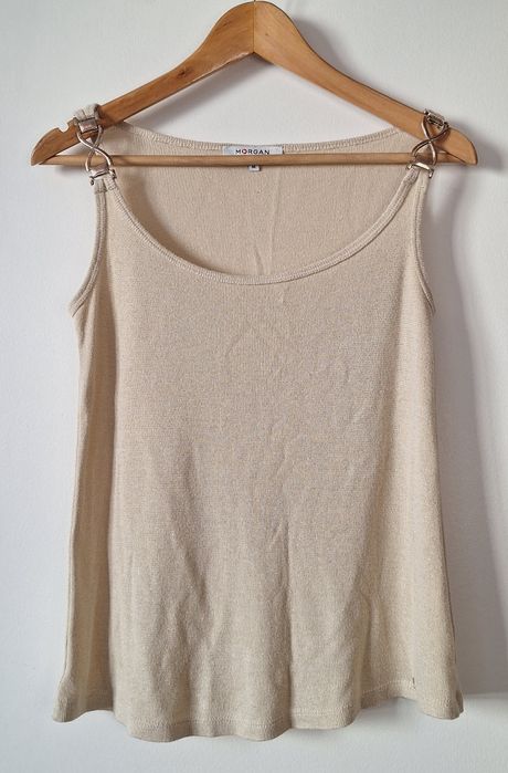 Top dourado Morgan M