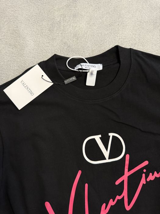 Czarny T-shirt Valentino rozmiar S