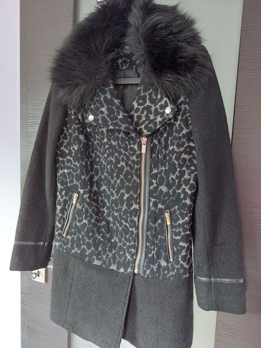 Płaszcz wełniany F&F 36 S trapezowy