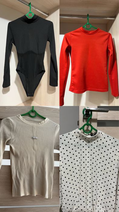 Кофтинка біла, червона, чорна