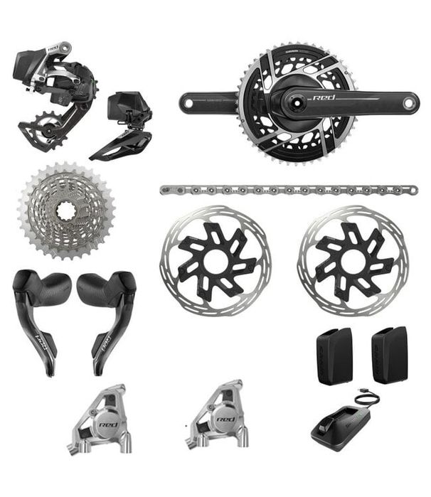 Grupa szosowa sram red e1 axs 2x12 komplet z pomiarem quarq