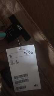 nowe szorty H&M zakupione w USA