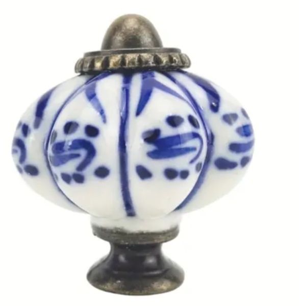 2 Puxadores em Porcelana