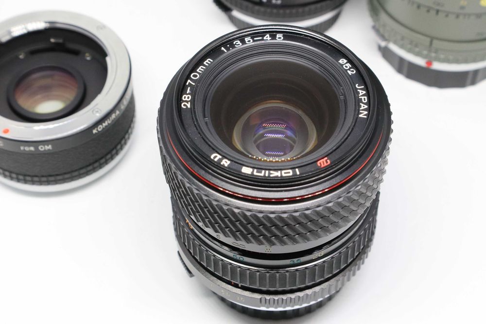 Kit objetivas Olympus + adaptador Sony / Fujifilm / Canon EOS / R / Ni