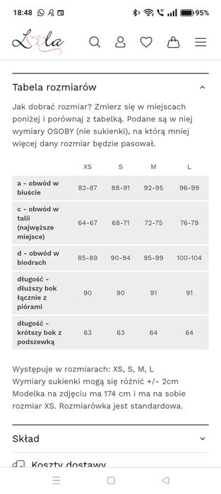 Sukienka wieczorowa jak nowa