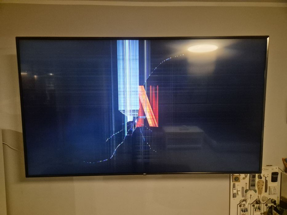 TV LG  86cali  uszkodzona matryca