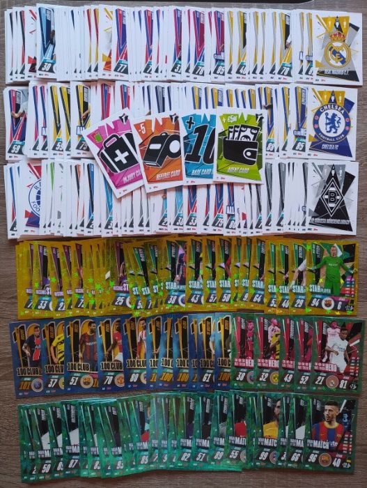 Karty Topps Match Attax Champions League 2020/2021 komplet 411 kart