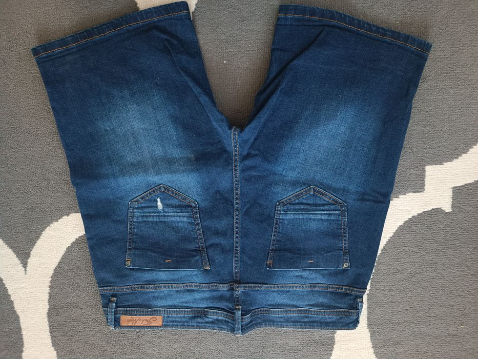 Ciemne spodenki dżinsowe męskie Fresh Made