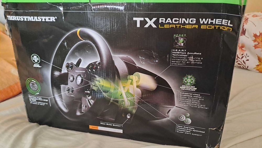 Kierownica Thrustmaster TX Leather Edition, stan BDB, PC, Xbox, RBR.