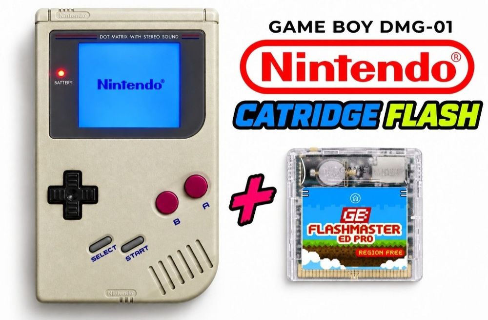 GB  DMG-01 IPS 2,5" + Flash kartridż 8GB | Retro