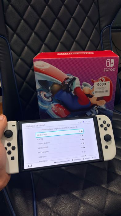 Nintendo switch oled + caixa + Gta + SD - Excelente estado