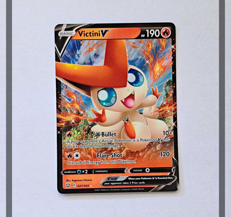 Victini V 021/163 BST Pokemon ENG-NM
