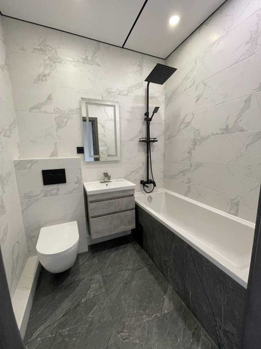 Продам 1к квартиру в новобудові, 38кв.м. 6/9 пов, теплолічильник